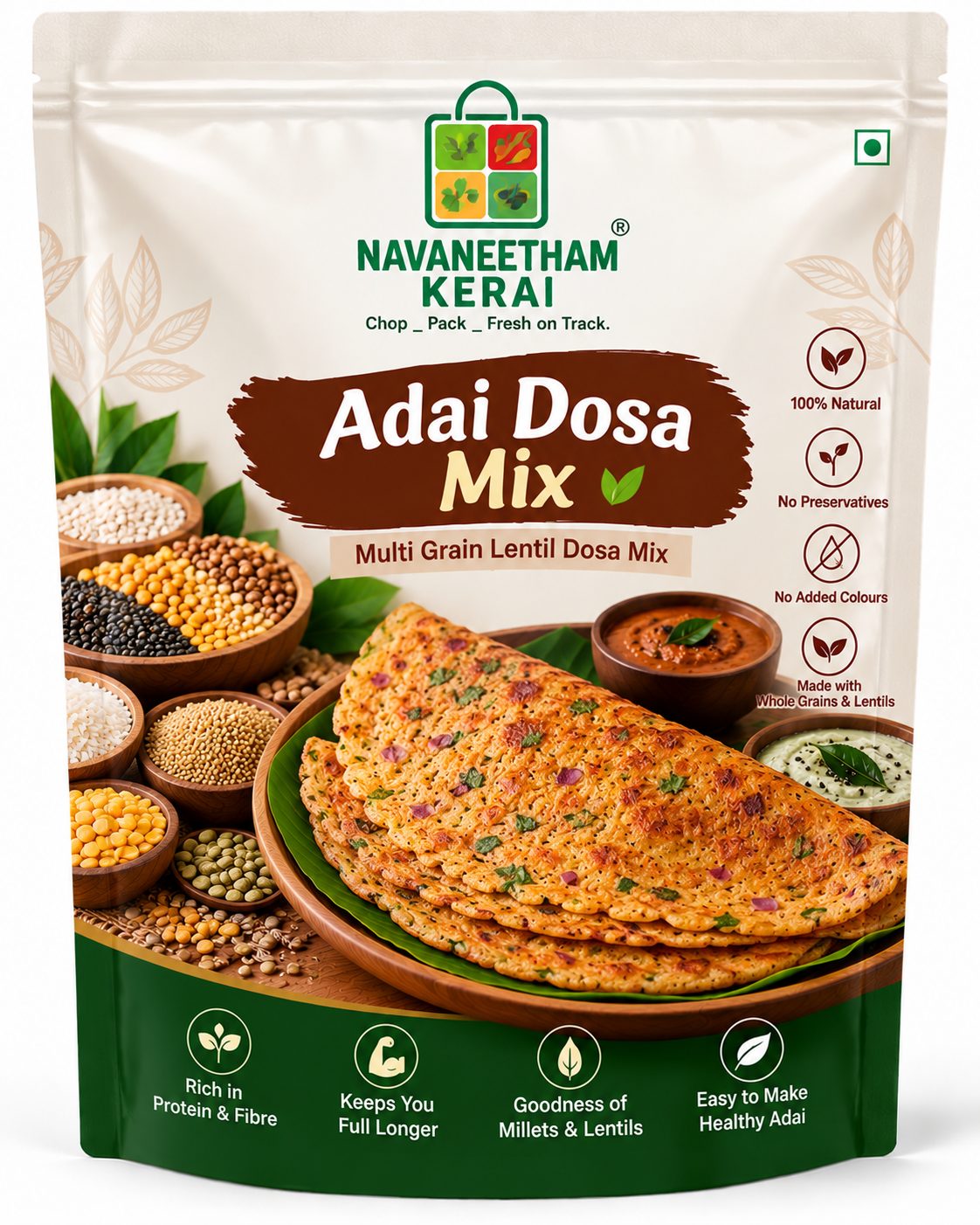 Adai dosa batter