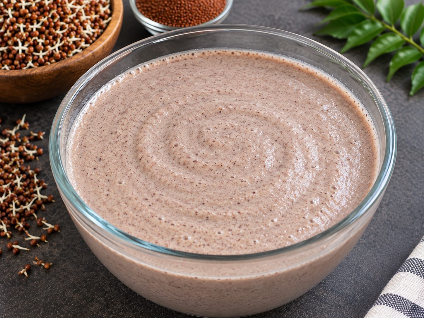 Sprouted Ragi batter