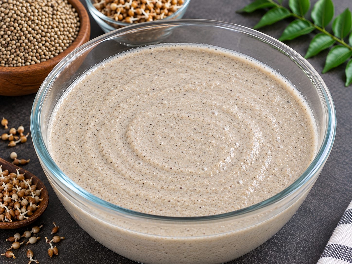 Sprouted kambu batter
