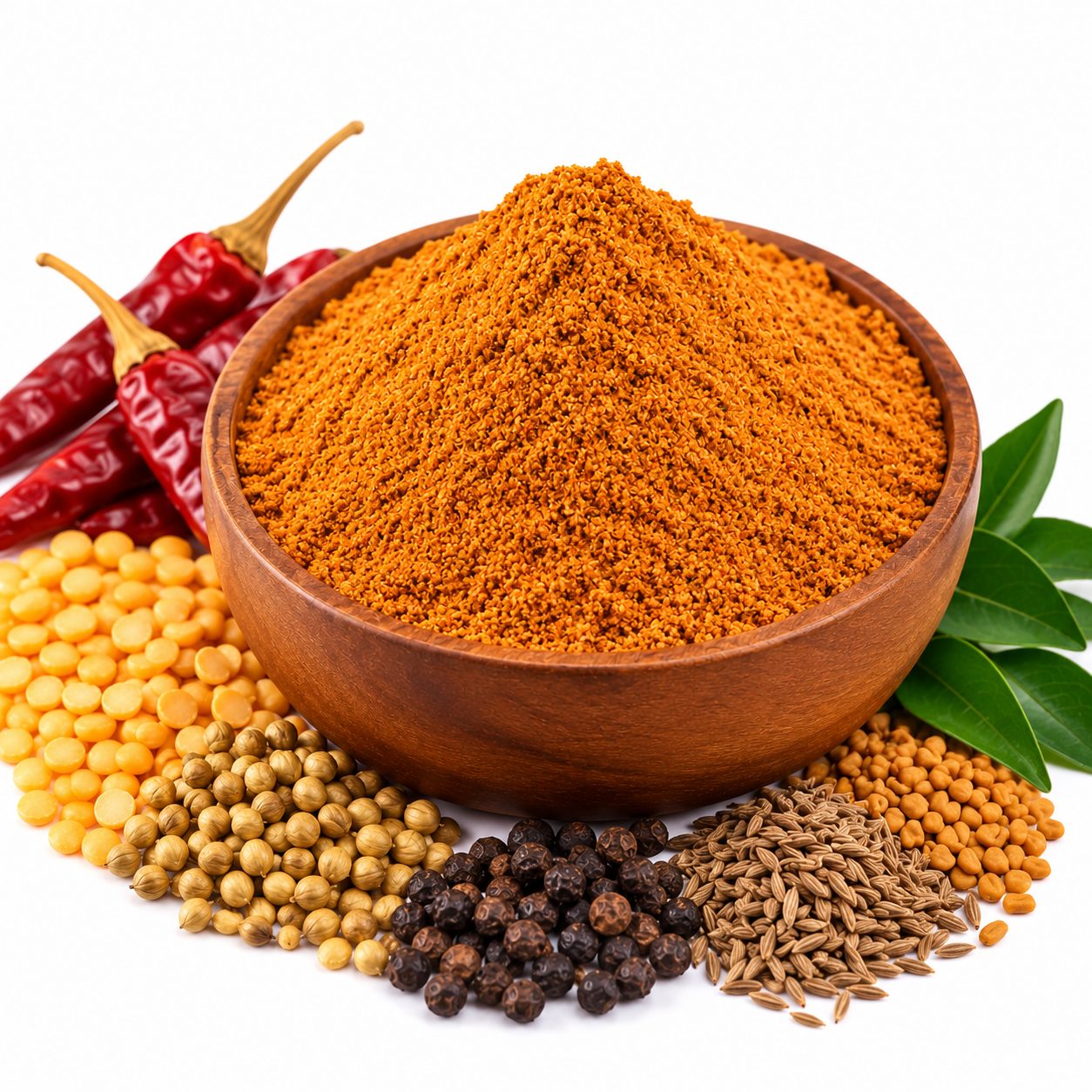 Ground sambar powder