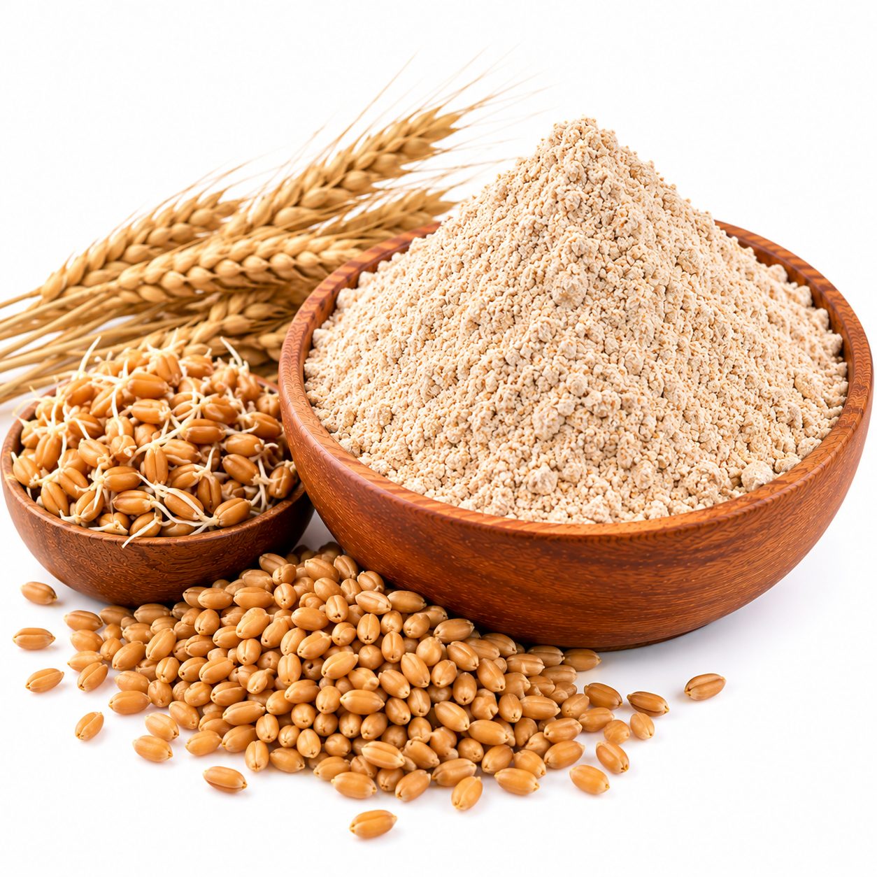 Sprouted wheat flour